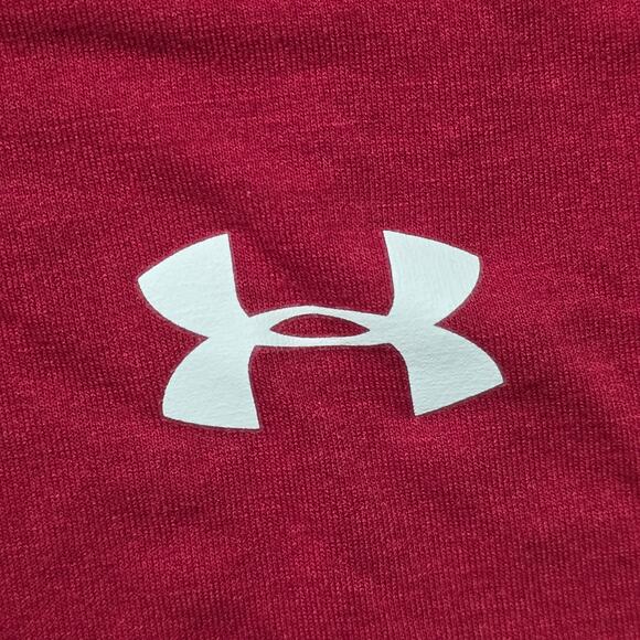 Under Armour HeatGear Armour Compression Shirt Men’s XXL Red White - Picture 2 of 7